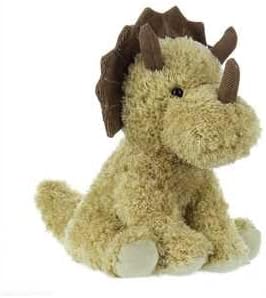 Apricot Lamb Toys Plush Green Dinosaur Triceratops Stuffed Animal Soft Cuddly Perfect for Child (Green Dino,9 Inches)