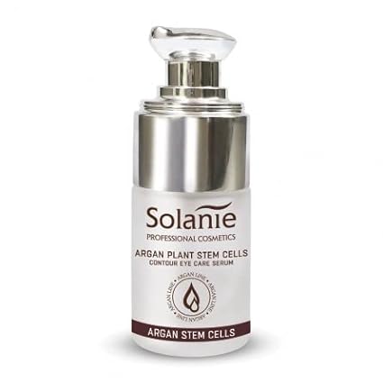 Eye Care Serum - 15ml - Argan Plant Stem Cells Contour - Anti-Aging, Hydrating, and Brightening Eye Treatment - Made in Europe