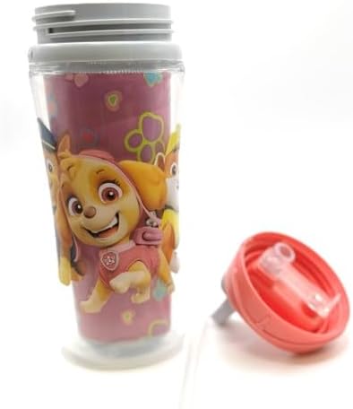 Playtex Baby Sipsters Sport Spout PAW Patrol Sippy Cup for 24+ Months, 12 Ounce, Pink Skye Design, Insulated Toddler Water Bottle for Kids, Spill-Proof Cups for Toddlers 1-3, Stage 4