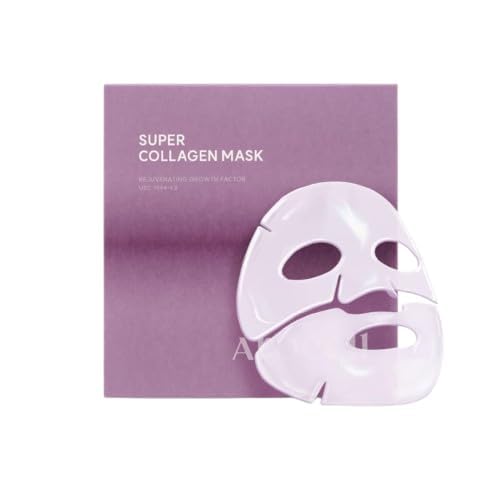 AROCELL Super Collagen Overnight Hydrogel Mask with Retinol & Stem Cell | Firming, Lifting, Plumping, Long-Lasting Glow | Korean Glass Skin Care | 43g x 2