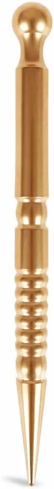 Pure Copper Acupressure Massage Wand, Dual-Tip Manual Reflexology Tool for Face, Nose, Foot and Body Deep Tissue Trigger Point Therapy, Stress and Tension Relief