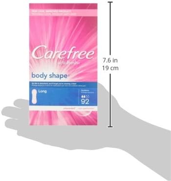 Carefree Carefree Body Shape Long Unscented,92-Count