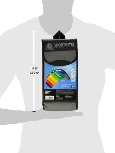 HQ Kites Symphony Beach III 1.3 Stunt Kite 51 Inch Dual - Line Sport Kite, Color: Rainbow - Active Outdoor Fun for Ages 8 and Up