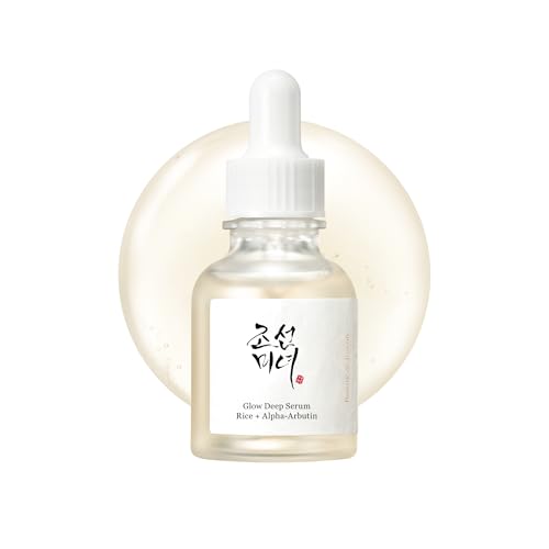 Beauty of Joseon Glow Deep Serum Rice + Alpha-Arbutin (30ml, 1.01 fl.oz.) with Dynasty Cream Hydrating Face Moisturizer (50ml, 1.69 fl.oz.), Korean Skincare