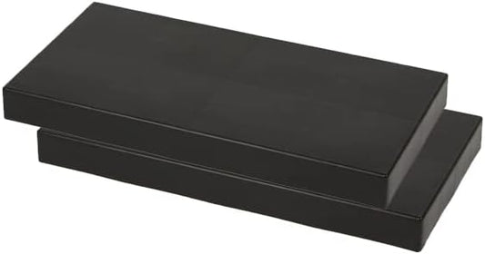 EverBlock 12” x 6” Full Size Building Block Finishing Cap Bulk Pack | Giant Building Blocks | Easy to Connect & Reuse | Indoor & Outdoor Use | Build Displays & Structures | Black