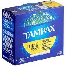 Tampax Cardboard Regular, 40 Tampons (Pack of 4)