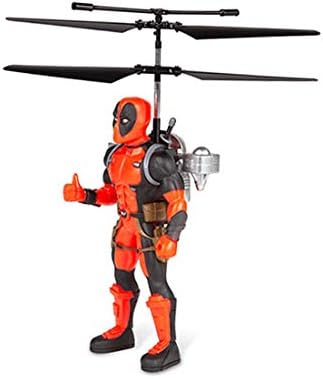 Marvel Deadpool 2CH Jetpack Flying Figure IR Helicopter