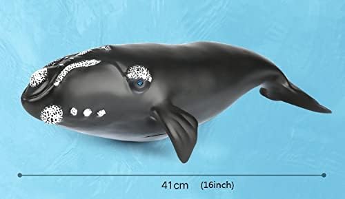 SmilerSmile Simulated Ocean Big Animal, One pc 15Inch Soft Filled Rubber Sea Educational Toys (Exposed Ridge Shark)