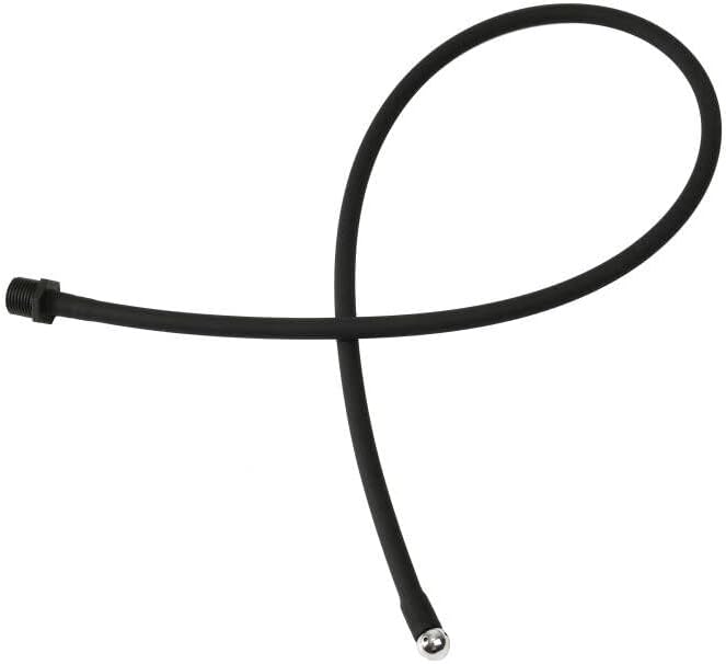 Silicone Nozzle Enema ASilicone Nozzle Enema Attachment Reusable Douche Black Hose Nozzle (78.74 in)