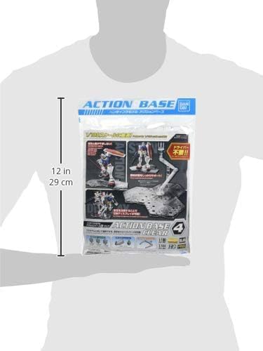 Bandai Hobby - Accessory - Action Base 5 [Clear Color] Model Kit (Pack of 2)