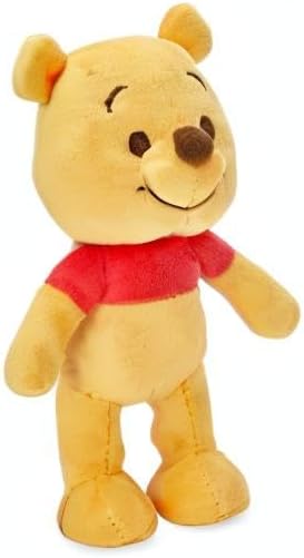 Disney Store Official Pooh nuiMOs Plushie - Soft Plush with Embroidered Features, Poseable Hands & Turning Head, Magnetic Hands for Holding, 6 Inches, Dress Up with nuiMOs Outfits