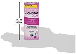 Monistat Chafing Relief Powder Gel, Long-Lasting Anti-Chafing Protection for Bikini Area, Thighs and Bra Lines, 1.5 Oz, Pack of 24