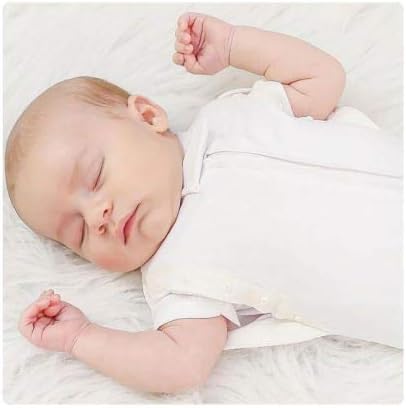 Woombie Convertible Baby Swaddle Blanket, Converts to Wearable Blanket for Babies Up to 3 Months, Stardust Elephant, 5-13 lbs, Gray