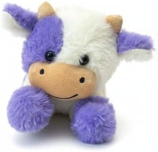 Cute Cow Plush Stuffed Animal Doll Toy 10 inch for Girls Boys (pa Cow purplue)