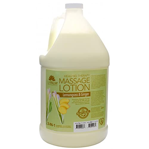 La Palm Massage Lotion 1 Gallon | Lemongrass & Ginger