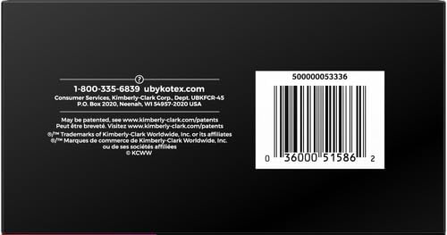 U by Kotex Tampons, Click Compact, Regular Absorbency, Unscented, 45 Count (Pack of 2)