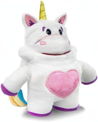 The Tooth Brigade Tooth Fairy Pillow | Stuffed Plush with Large Pocket Mouth for Lost Teeth, Treasures, Prizes - Fun and Interactive Plush, Perfect Kids, Boys, & Girls Gift (Sprinkles Unicorn)