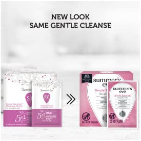 Summers Eve Cleansing Cloths 16 Count Simple Sensitive (6 Pack)