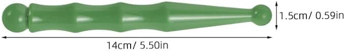 Ipetboom 2pcs Acupuncture Pen - Gua Sha Massage Tool Resin Pressure Point Stick for Foot and Facial Acupressure Relaxation Therapy Portable Manual Massager - 5.5x0.6in