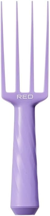 Red by Kiss Magic Touch Scalp Scratcher, Purple, Flexible Teeth Scalp Massager for Braids, Locs, Weaves, Wigs & Protective Styles, Itch Relief, Shampoo Exfoliating Brush
