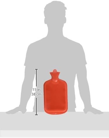 MABIS Reusable Hot Water Bottle, Enema and Douche Kit Helps to Alleviate Pain Associated with Constipation, Bloating, Aches and Pains, 2 Quart Capacity, 42-842-000, Red, One