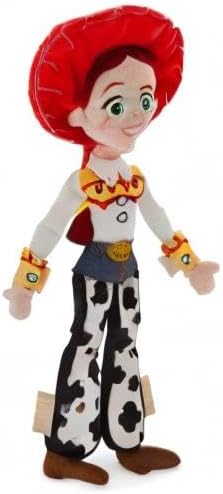DISNEY STORE Official Toy Story Plush, Jessie, Iconic Cuddly Toy Character with Embroidered Eyes and Soft Plush Features, Suitable for All Ages