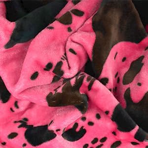 Hot Pink Throw Blanket for Women, Soft Warm Cozy Fleece Blanket for Teenage Girl Dorm Bedroom Y2K Room Decor, Cute Pink Gifts for Birthday, Graduations, Mother’s Day & Easter, 50x60 Inches