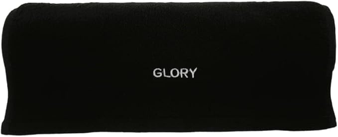Glory Gym Towel - 100% Organic Cotton - Soft and Absorbent for Gym, Yoga, spa Dimensions (29.52 X 13.78 inch) 570 GSM (Black)
