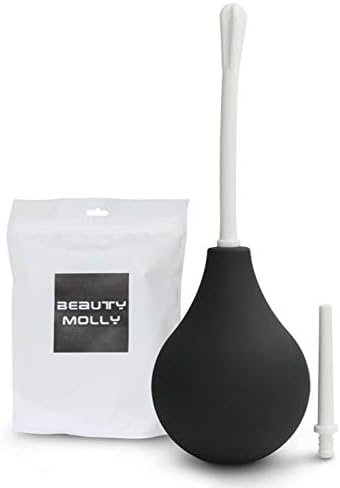 Douches for Men Women Beauty Molly Anal Douche Superior Materials Douche enemas Bulbs, 2 in 1 Set