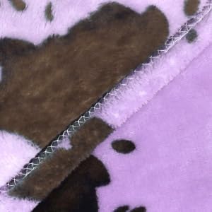 Purple Throw Blanket for Women, Ultra Soft Fuzzy Fleece Cute Blankets for Teen Girls, Home Room Decor & Cozy Purple Gifts for Women Girls 50x60 Inches