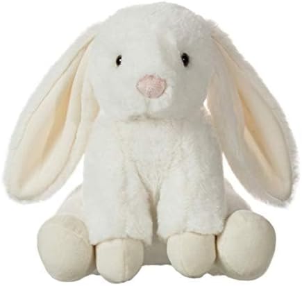 Apricot Lamb Toys Plush Cream Bunny Rabbit Stuffed Animal with Fluffy Soft Ears (Cream Bunny, 8 Inches)