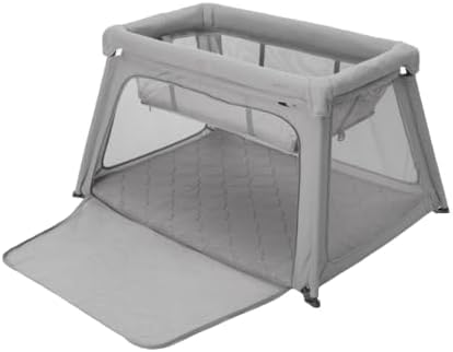 Newton Baby Fitted Sheets for Travel Crib & Play Yard Floor Pad (2-Pack) - Ultra-Breathable, Washable and Ultra-Soft, 100% Muslin Cotton, 34" x 48", Grey