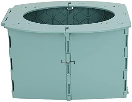 KIMISS Foldable Portable Toddler Potty - Travel & Camping Baby Toilet for Easy on Long Drives (Green)