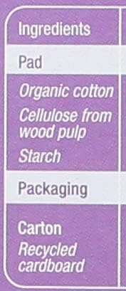 Natracare Dry & Light, Plus, Natural and Absorbent Pads with Organic Cotton Cover for Light Urinary Incontinence (1 Pack, 16 Pads Total)