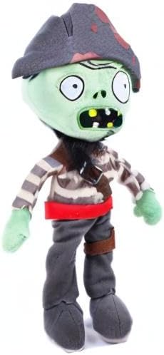 3 PCS PVZ Plant and Zombies Plush Sets Toys Stuffed Soft PVZ Figure Doll Swashbuckler, Pirate, New Pirate Zombie Great Gift for Christmas, Birthday New