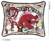 Catstudio University of South Carolina Collegiate Embroidered Decorative Throw Pillow