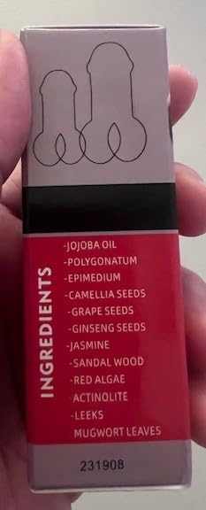 Enlargement Oil for Men's Massage Essential Oil for Male Enhancement