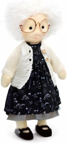 Handmade Soft Girl Rag Doll - Ella 12" with Cute Stuffed Plush, Ideal First Doll for Babies & Toddlers