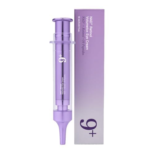 No.9 NADD Retinol Eye Cream with Peptides, Niacinamide & Hyaluronic Acid, Anti-Aging for Dark Circles, Wrinkles & Fine Lines, 0.33 fl oz