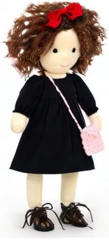 Ignacy 12" Soft Girl Rag Doll with Cute Stuffed Plush, Ideal First Doll for Babies & Toddlers