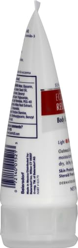 Eucerin Baby Eczema Relief Body Cream, Steroid & Fragrance Free for 3+ Months of Age, 5 oz. Tube (Pack of 12)
