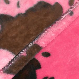 Hot Pink Blanket for Kids, Cute Warm Soft Toddler Blanket for Stroller Bed Nursery, Strawberry Pink Gifts for Girls Birthday Eeaster Mother's Day, Y2K Room Home Decor, 40x50inches