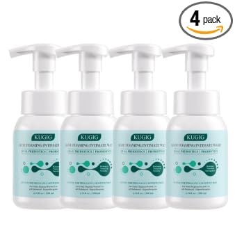 Wash | Intimate Cleanser for Women & Men, pH-Balanced Aloe Vera Formula with Prebiotic Complex & Fermented Ingredients, Ultra-Gentle Daily Care for Sensitive Skin | 6.76 Fl Oz (Four Pack)