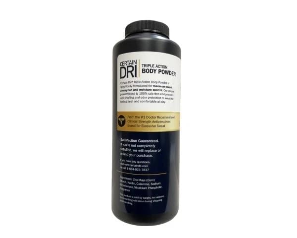 Certain Dri Body Powder, 8 oz | Talc-Free