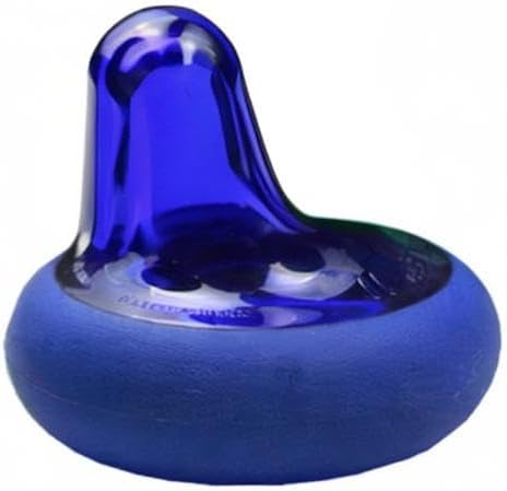 The Pressure Positive Co. Knobble II Handheld Massage Tool Ergonomic Durable Knob with a Comfort Band for Trigger-Point Deep-Tissue Relief of Neck, Jaw, Chest, Arms, Hands, Legs & Feet (Sapphire Blue)