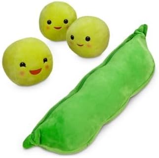 DISNEY STORE Official Toy Story Plush, Peas-in-a-Pod Plushy, Iconic Cuddly Toy Character with Embroidered Eyes and Soft Plush Features, Suitable for All Ages