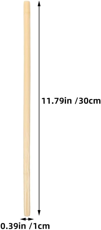 Lurrose Bamboo Massage Stick Set 2 Handheld Muscle Massager Sticks for Full Body Relaxation Portable Manual Massage Tools for Neck Shoulder Back and Facial Tension Relief