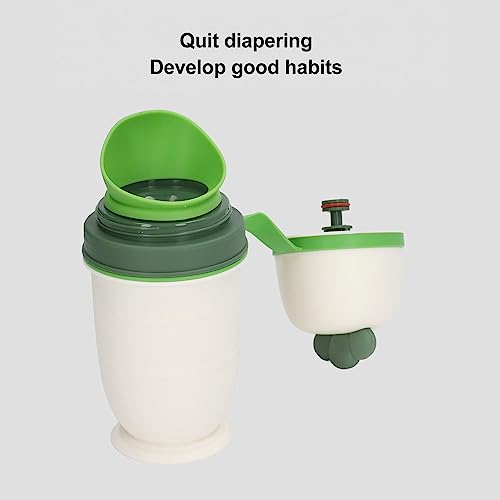 VBESTLIFE Portable Child Urinal Emergency Toilet, Kids Portable Potty Bottle Pee Training Emergency Urinal Toilet for Car Travel Camping Kid Potty Pee Training (Pearl White)
