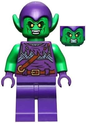LEGO Marvel Superheroes: Green Goblin Minifigure with Glider and Pumpkin Bombs