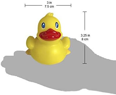 3" Rubber Duck [Sealed Hole, Floats Upright] - Baby Safe Bathtub Bathing Toy - Police Rubber Duck
